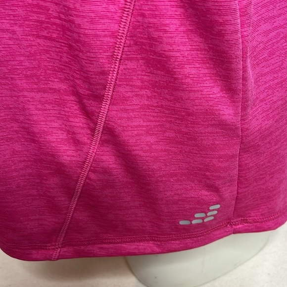 BCG Plus Activewear V-Neck Tee - Bright Pink - Size 1X - Picture 5 of 6